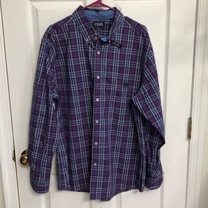 Chaps Dress Shirt Easy Care size XL NWT